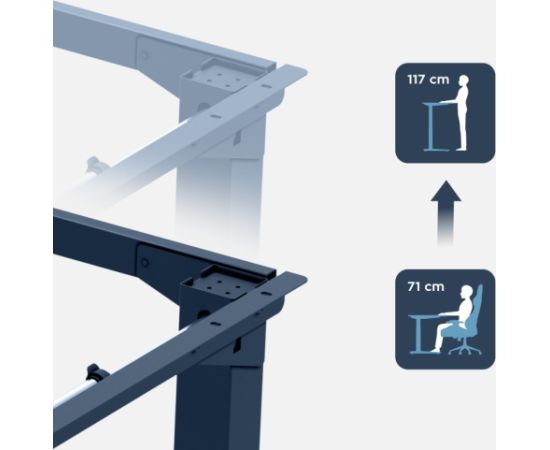 Stelaż elektryczny Xeno 5.0 Black Gaming galdi