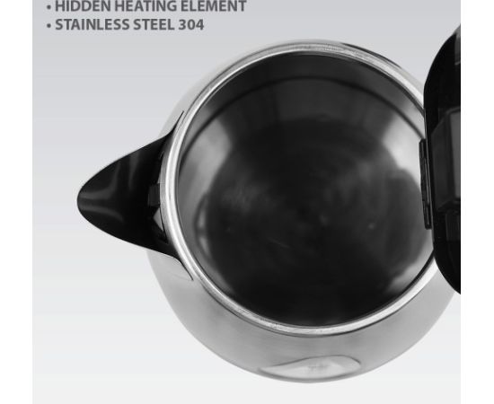 Electric kettle MAESTRO MR-029NEW 1l Stainless steel 1600 W Tējkannas (elektriskās)
