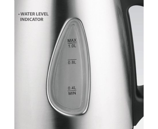 Electric kettle MAESTRO MR-029NEW 1l Stainless steel 1600 W Tējkannas (elektriskās)