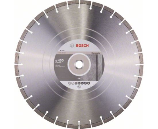 Dimanta griešanas disks Bosch BEST FOR CONCRETE; 450 mm Различные диски
