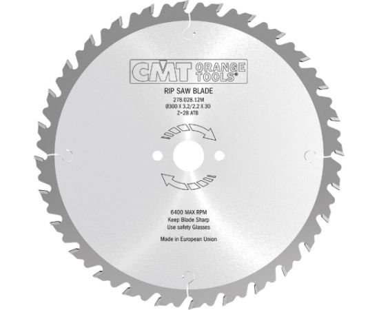 Griešanas disks kokam CMT 278; 350x3,5x30; Z36; 18° Zāģripas