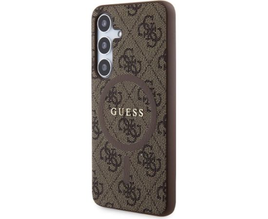 Guess GUHMS24SG4GFRW Aizmugurējais Apvalks priekš Samsung Galaxy S24 Neoriģinālie Maciņi