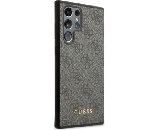 Guess 4G Case Aizsargapvalks priekš Samsung Galaxy S24 Ultra / melns Neoriģinālie Maciņi