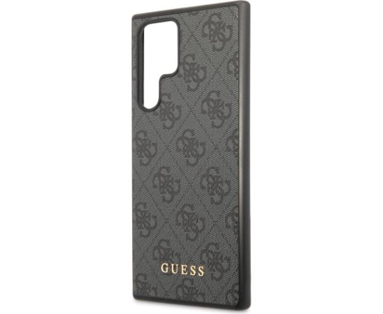 Guess 4G Case Aizsargapvalks priekš Samsung Galaxy S24 Ultra / melns Neoriģinālie Maciņi