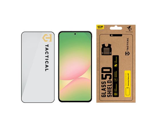 Tactical Glass Shield 5D Aizsargstikls priekš Samsung Galaxy A57 Ekrānu aizsardzība