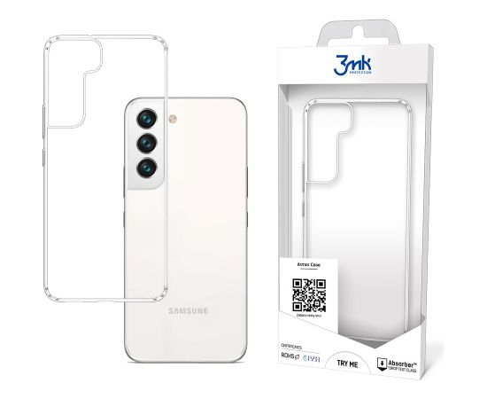 3mk Armor Case tālruņa maciņš priekš Samsung Galaxy S22 | caurspīdīgs Neoriģinālie Maciņi