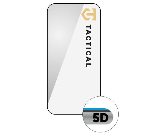 Tactical Glass Shield 5D aizsargstikls priekš Xiaomi 15 | 15T Pro | melns Ekrānu aizsardzība