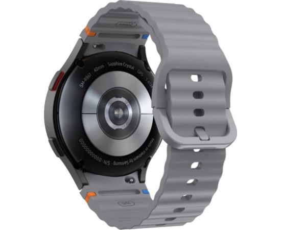 Tech-Protect silikona sporta komplekts Samsung Galaxy Watch 4 | 5 | 5 PRO | 6 | 7 | FE pelēks Smart-Watch aksesuāri