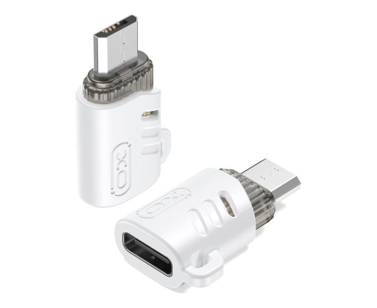 Адаптер XO NB256H | USB-C - microUSB | белый Aудио-видео
