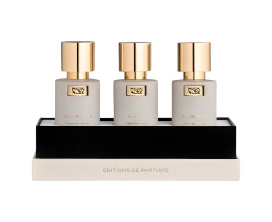 Maison De L`asie Editions De Parfums Florale Set Maison De L'Asie: Mother x Love, Extrait De Parfum, Unisex, 15 ml + Bali Ha'i, Extrait De Parfum, Unisex, 15 ml + Riviere Siam, Extrait De Parfum, Unisex, 15 ml Dāvanu komplekti