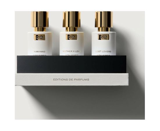 Maison De L`asie Chapitre 01 Set Maison De L'Asie: Mother x Love, Extrait De Parfum, Unisex, 15 ml + Nanyang, Extrait De Parfum, Unisex, 15 ml + Lost Lovers, Extrait De Parfum, Unisex, 15 ml Dāvanu komplekti