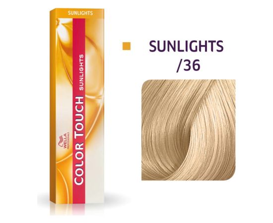 Wella Professionals, Color Touch Sunlights, Ammonia-Free, Semi-Permanent Hair Dye, /36 Golden Violet, 60 ml Matu kopšana