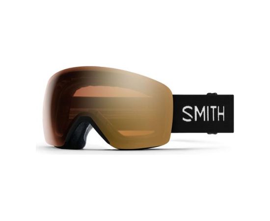 Smith Skyline aizsargbrilles, melnas/zelta spoguļstikls Ziemas sporta brilles