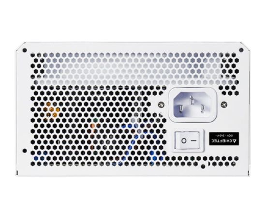 Chieftec Vega M 1000W White, PC power supply white, 1x 12 pin high power GPU, 4x PCIe, cable management, 1000 watts Datoru barošanas bloki
