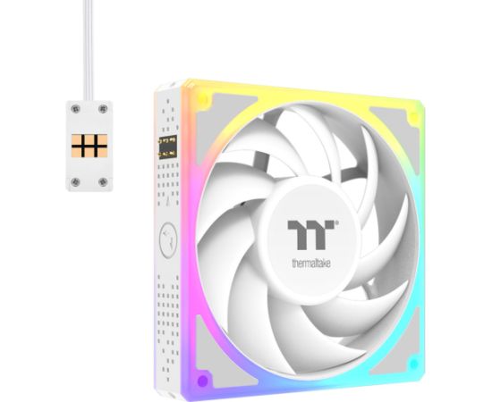 Thermaltake TOUGHFAN EX 120 ARGB Sync White, case fan pack of 3, 120 mm Korpusu dzesēšana
