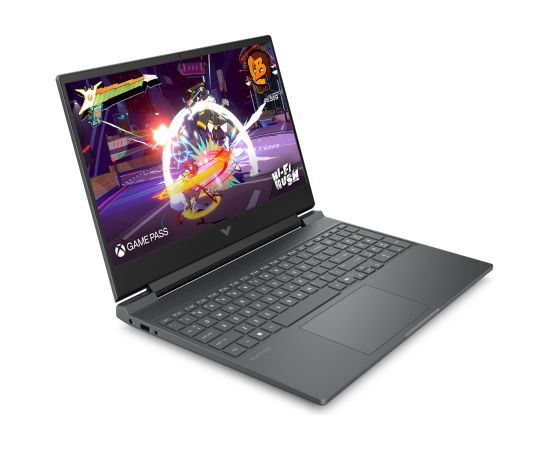 HP Victus 15-fb3231nw Ryzen 7 7445HS 15,6"FHD IPS 144Hz 300nits AG 16GB DDR5 5600 SSD512 RTX4050_6GB Cam 720p 70Wh Win11 Gray 2Y Portatīvie datori