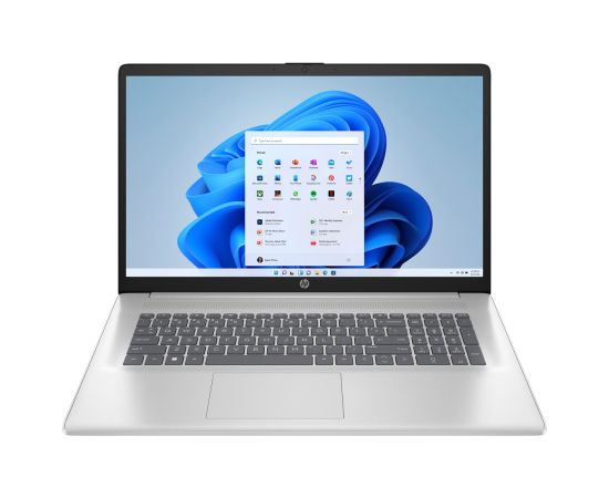 HP 17-cp3002nw Ryzen 7 7730U 17,3"FHD IPS 300nits AG 16GB DDR4 3200 SSD1TB RX Vega 8 Cam 720p 41Wh Win11 Natural Silver 2Y Portatīvie datori