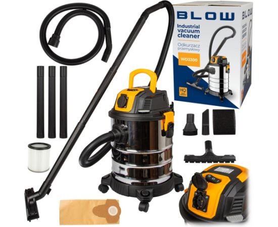 BLOW WD3300 industrial vacuum cleaner with 230V socket 2000W Промышленные пылесосы