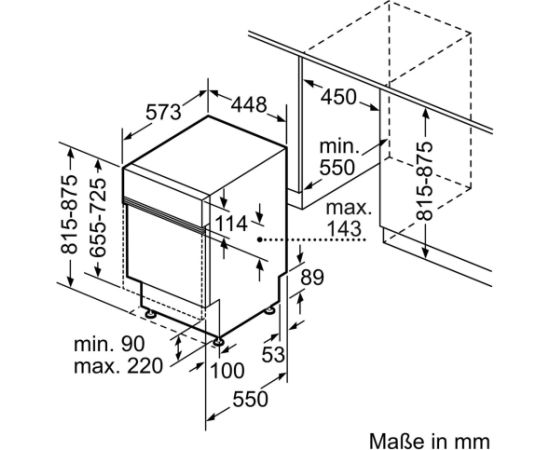 Bosch Serie 6 SPI6EMS21E dishwasher Semi built-in 10 place settings B Jaunumi Sadz. tehnika