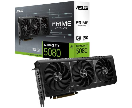ASUS Prime -RTX5080-16G NVIDIA GeForce RTX 5080 16 GB GDDR7 Видеокарты