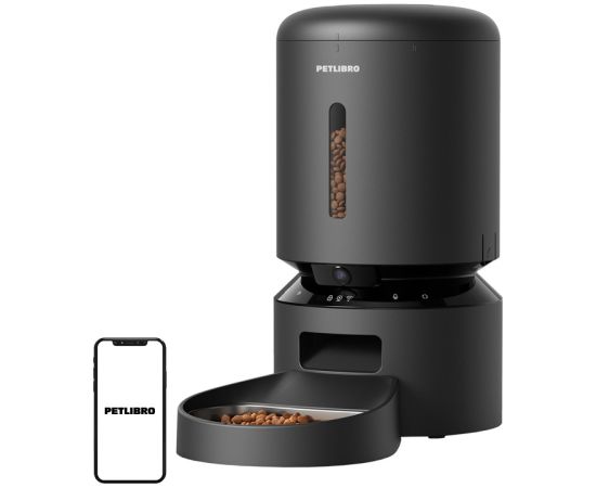 Petlibro Granary feed dispenser with camera, 5L (black) Viedās iekārtas un piederumi