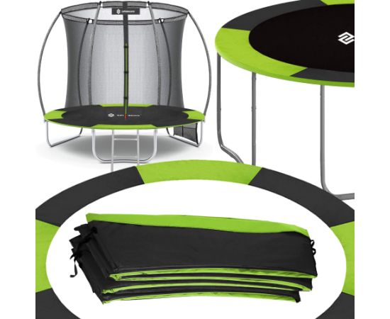 Springos TP-10FT 305 см чёрный с зелёной отделкой Батуты и аксессуары