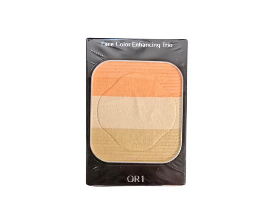 Shiseido, Face Color Enhancing Trio, Non-Comedogenic, Blushing/Sculpting & Harmonizing, Face Palette, Or1, Peach, 3 Shades, 7 g *Tester Dekoratīvā kosmētika