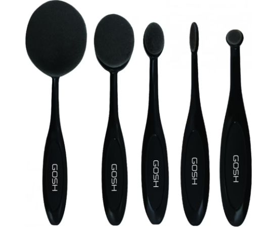 Set, Gosh, Gosh, Blending, Multi Face Brush, 5 pcs Dekoratīvā kosmētika