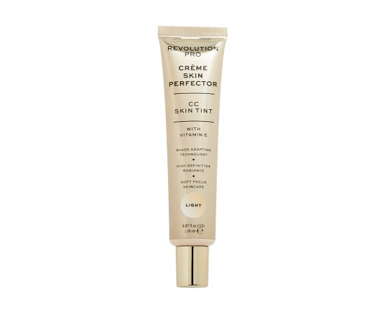 Revolution Pro, Perfecting Skin Tint, Vitamin E, Natural Radiance, CC Cream, Light, 26 ml Sejas kopšana