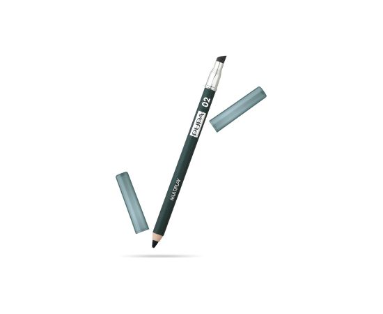 Pupa, Multiplay, Double-Ended, Eyeshadow & Kajal Eyeliner 2-In-1, 02, Electric Green, 1.2 g *Tester Dekoratīvā kosmētika