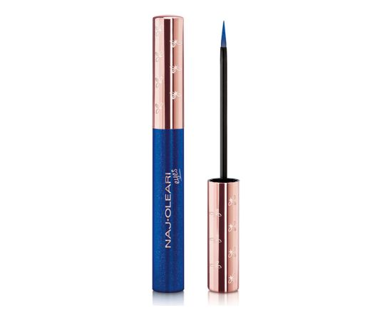 Naj Oleari, Impeccable, Precise, Liquid Eyeliner, 02, Blue Magnetic, 0.5 g Dekoratīvā kosmētika