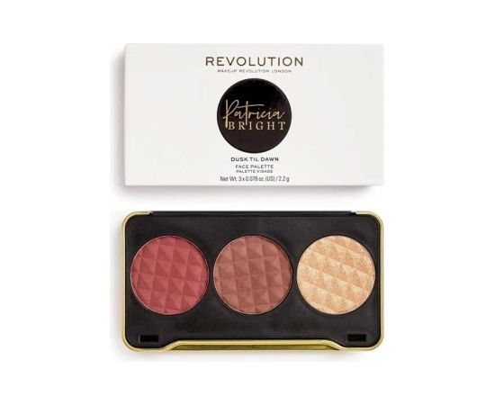 Makeup Revolution, Patricia Bright, Contouring, Face Palette, Dusk Till Dawn, 6.6 g Dekoratīvā kosmētika