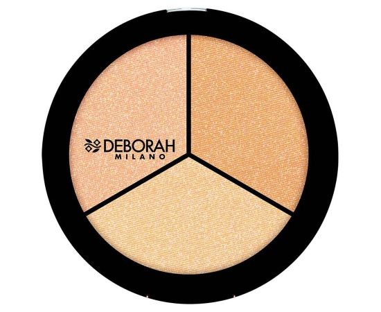 Deborah, Deborah, Contouring, Highlighter Palette, 01, 5 g *Tester Dekoratīvā kosmētika