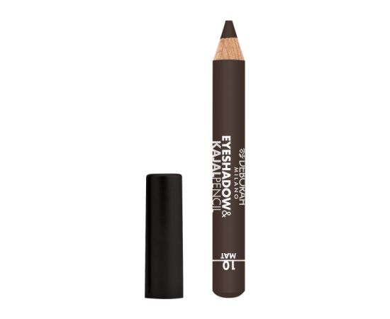 Deborah, Deborah, Blending, Matt, Eyeshadow & Kajal Eyeliner 2-In-1, 10, Brown, 2 g Dekoratīvā kosmētika