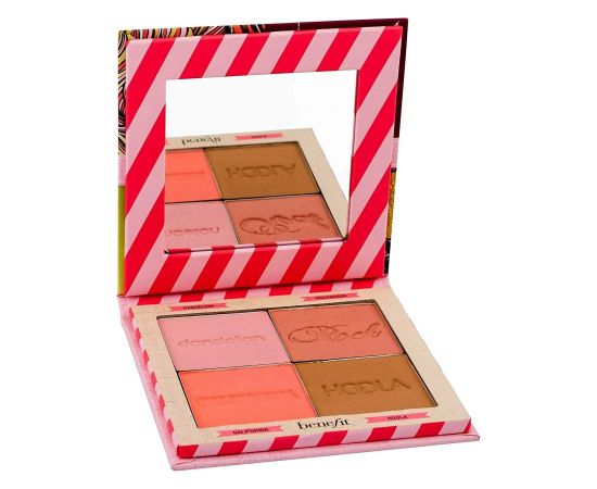 Benefit, World O Blushes, Contouring Palette, 4 Shades, 4 g *Tester Dekoratīvā kosmētika