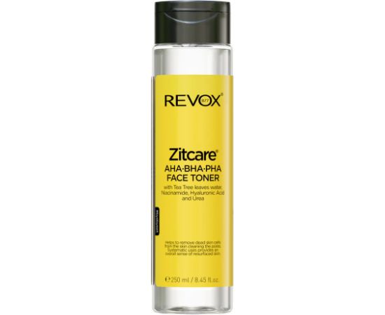 Revox B77, Zitcare, AHA/BHA/PHA, Eliminates Impurities, Cleansing Toner, 250 ml Sejas kopšana