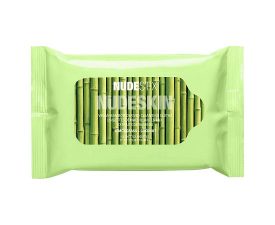Nudestix, Nudeskin, Vegan Bamboo, Makeup Remover Wipes, *Tester Dekoratīvā kosmētika