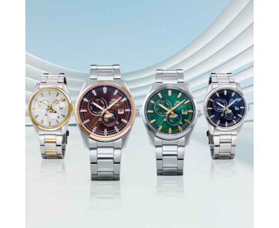 Orient Contemporary Stretto Sun & Moon Automatic RA-AK0314E30B Rokas pulksteņi 