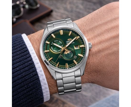 Orient Contemporary Stretto Sun & Moon Automatic RA-AK0314E30B Rokas pulksteņi 
