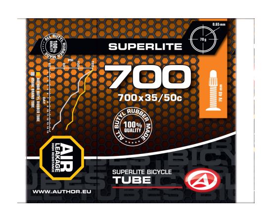 Author Tube AT-CROSS-700C Wide AV40 700x35/50C (black) Другие аксессуары для велосипедов