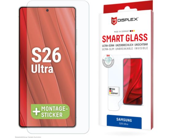 Samsung Galaxy S26 Ultra Smart Screen Glass By Displex Transparent Ekrānu aizsardzība