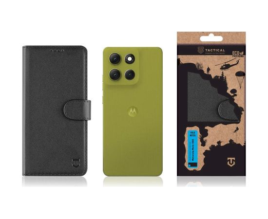 Tactical Field Notes Aizsargapvalks priekš Motorola Moto G86/G86 Power / melns Neoriģinālie Maciņi