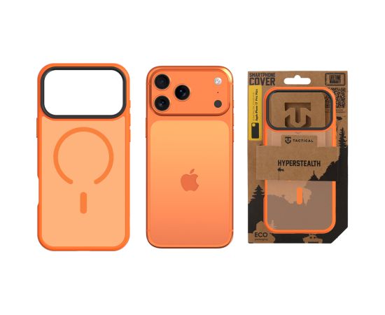 Tactical MagForce Hyperstealth Cover Aizsargapvalks priekš iPhone 17 Pro Max / oranžs Neoriģinālie Maciņi