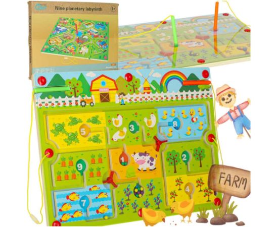 RoGer Magnētiskā Galda Spēle‑Labirints “Ferma” Galda spēles