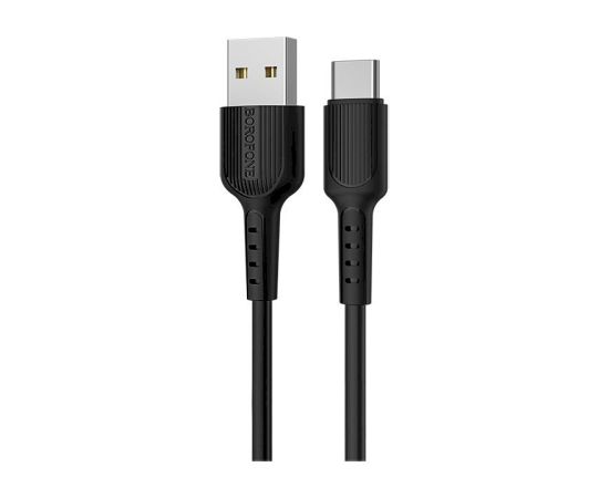 OEM Borofone X16 USB-C kabelis 100cm melns Data USB kabeļi