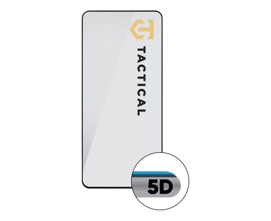 Tactical Glass Shield 5D for Xiaomi Redmi Note 13 Pro 4G|5G Black Ekrānu aizsardzība