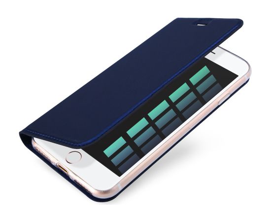 Dux Ducis Premium Magnet Case Grāmatveida Maks Telefonam Apple iPhone 11 Zils Neoriģinālie Maciņi