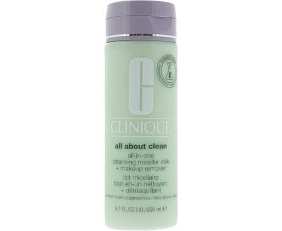 Clinique, All About Clean, Eliminates Impurities, Micellar Milk, 200 ml Sejas kopšana