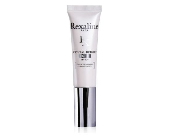Rexaline, Crystal Bright, Hyaluronic Acid + 3 Bright Active, Illuminating, Fluid, For Face, SPF 50+, 30 ml *Tester Ķermeņa kosmētika