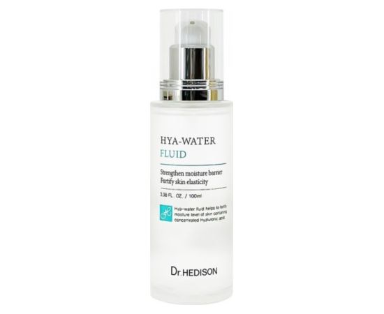 Dr. Hedison, Hya-Water, Hyaluronic Acid, Hydrate & Firm, Fluid, For Face, 100 ml Ķermeņa kosmētika